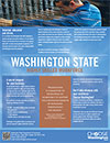 Cover of a print piece talking about Washington's amazing workforce