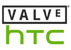 Valve and HTC company logos
