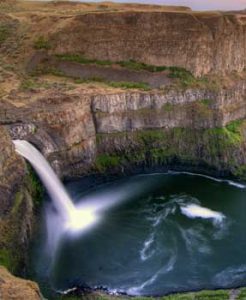 Polouse Falls in Franklin County, Washington.