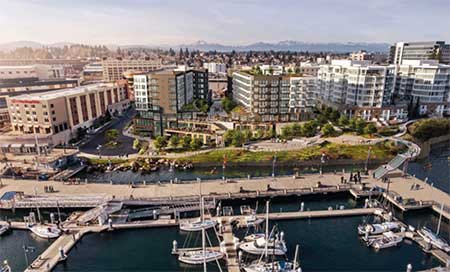 An artist's rendition of the new Opportunities Zones project on Bremerton's waterfront.