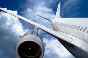 A Boeing 737 whisks by the camera