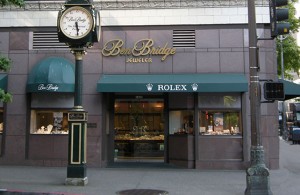 The front of Seattle's Ben Bridge Jewelry company, a Washington Business Legend