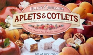 A gift pack of Aplets and Cotlets candy