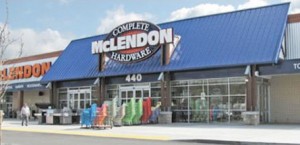 Exterior view of a McLendon Hardware store