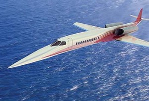 Conceptual illustration of the Aerion Supersonic Business jet