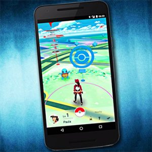 Screen shot of Pokemon Go on a smartphone