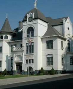 The Garfield County Courthouse in Pomeroy, Washington.