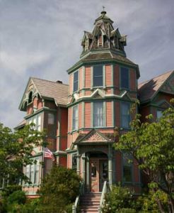 One of the stately Victorian homes in Port Townsend, Washington, Jefferson County's county seat.