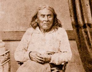 The only known photo of Chief Seattle.
